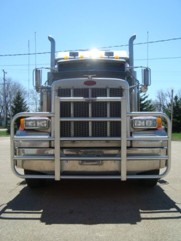 a close-up of a truck
